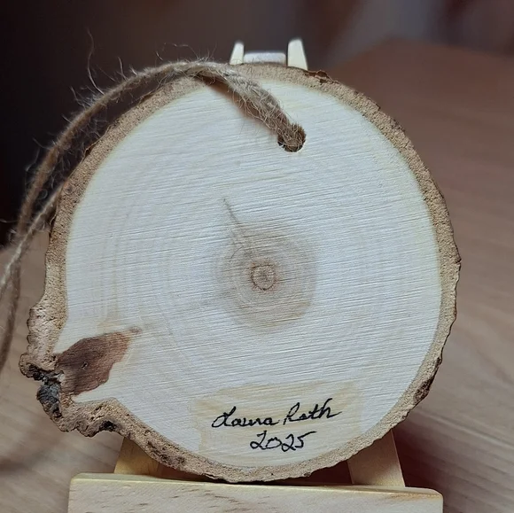 "Eastern Bluebird" Hand-painted Wall Hanging (NWOT) - Picture 4 of 8